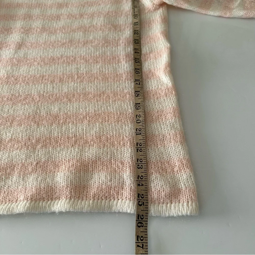 J. Crew Mohair Blend Striped Sweater Size Small